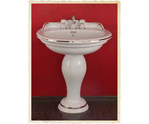 Раковина-тюльпан Migliore Milady ML.MLD-25.742D.D2.PL декор Platino