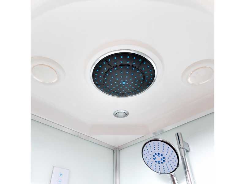 Купить Душевая кабина Deto D D09S+ эл. 90 x 90 см, с крышей и электрикой