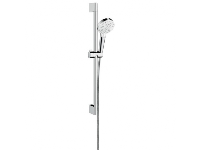 Купить Душевой гарнитур Hansgrohe Crometta Vario 26532400, штанга 65 см, белый/хром