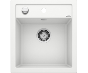 Мойка Blanco Dalago 45 517160, белая, с клапаном-автоматом, 46,5 x 51 см