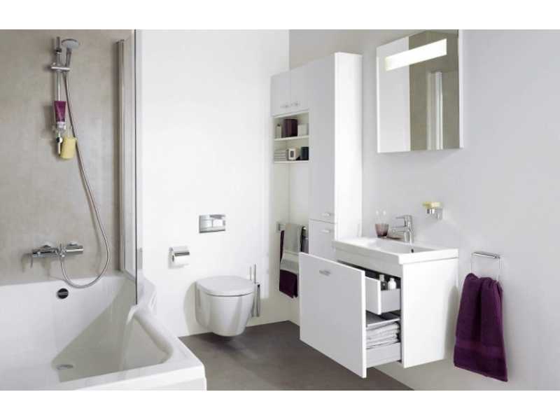 Купить Раковина Ideal Standard Connect Space 60 x 38 см, крыло слева, белый, E136501