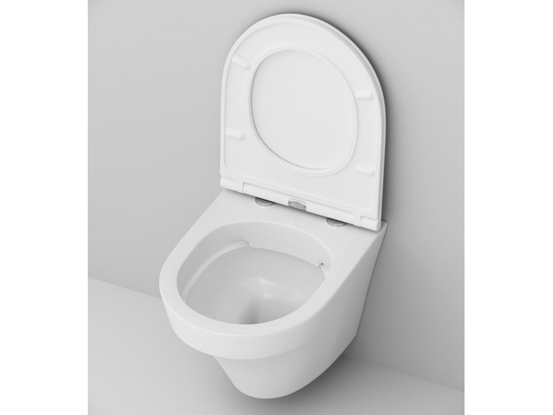Купить Инсталляция Am.Pm Inspire, IS49051.501700 с безободковым унитазом Inspire FlashClean, клавиша Pro L глянцевый хром, крышка микролифт