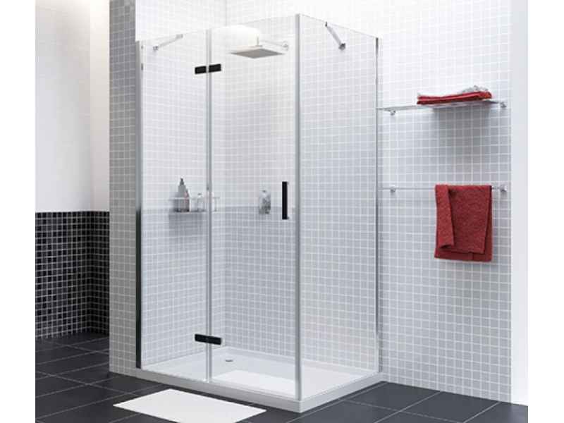 Купить Душевой уголок WasserKRAFT Aller Black, 90 см, стекло прозрачное