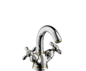 Смеситель AXOR Carlton 17035090 для раковины хром/золото