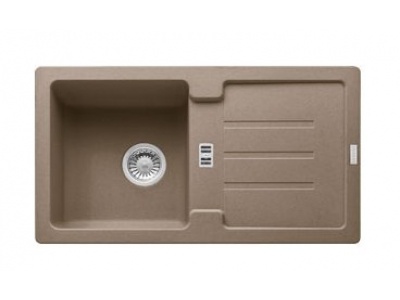 Мойка Franke STRATA STG 614, 114.0312.530, гранит, установка сверху, оборачиваемая, цвет миндаль, 78*43,5 см