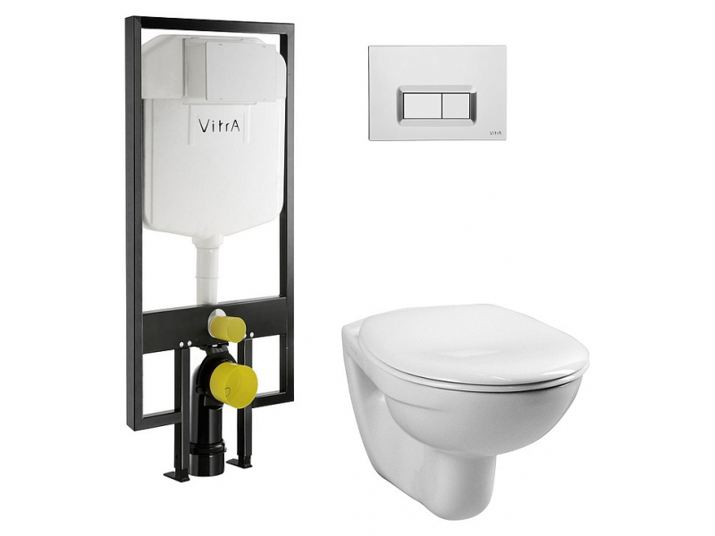 Купить Инсталляция Vitra с унитазом Vitra Normus 9773B003-7203, сиденье стандарт, комплект