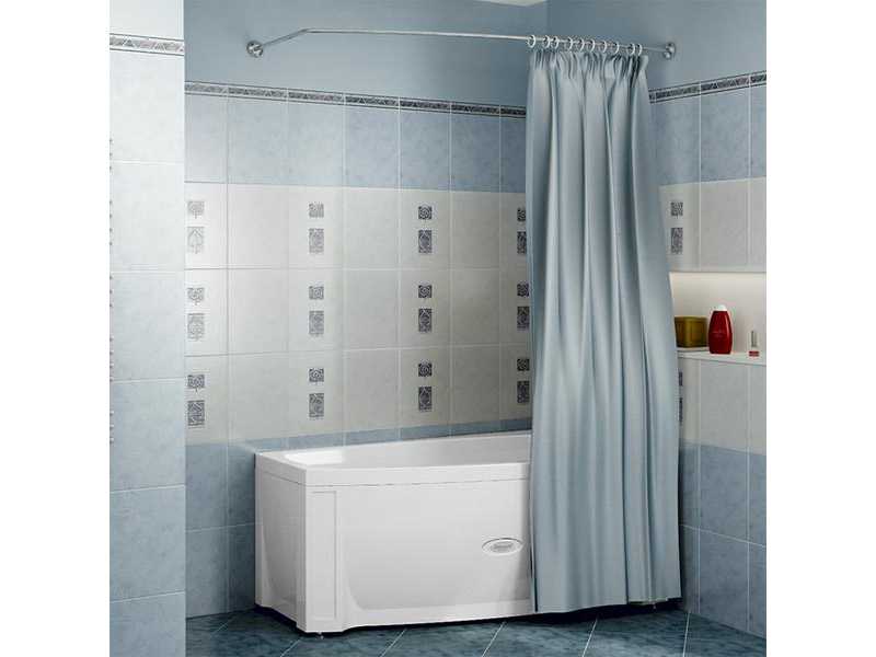 Купить Карниз Радомир 1-12-2-0-0-211 для ванны Мэги 140 x 44.5 см, хром