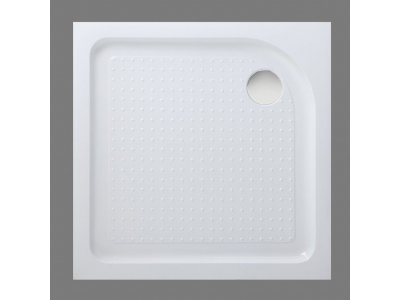 Душевой поддон BelBagno TRAY-BB-A-80-15-W 80 x 80 см с сифоном, квадратный