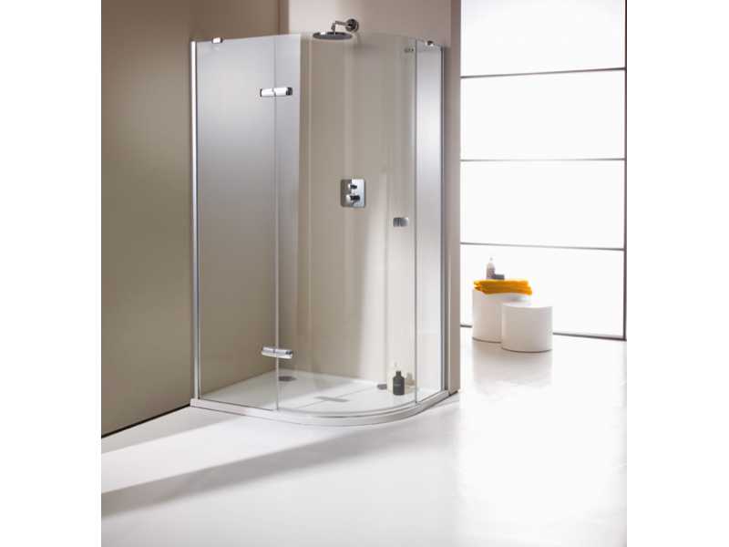 Купить Душевой уголок Huppe Enjoy, 90 х 90 см, стекло прозрачное (672310.091.322DX)