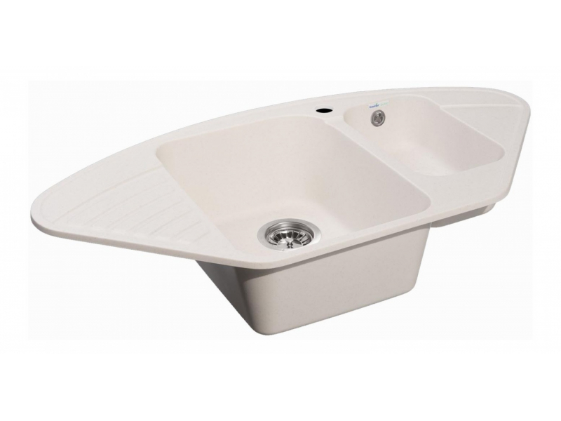 Купить Кухонная мойка GranFest Quarz Z 14, 92.7 x 49.7 см, белый