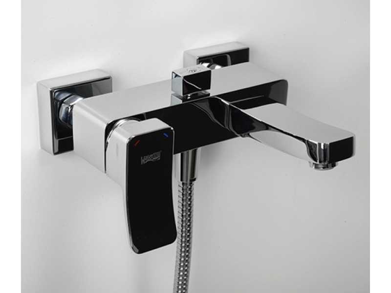 Купить Смеситель WasserKRAFT Aller 1061 для ванны и душа с коротким изливом, хром