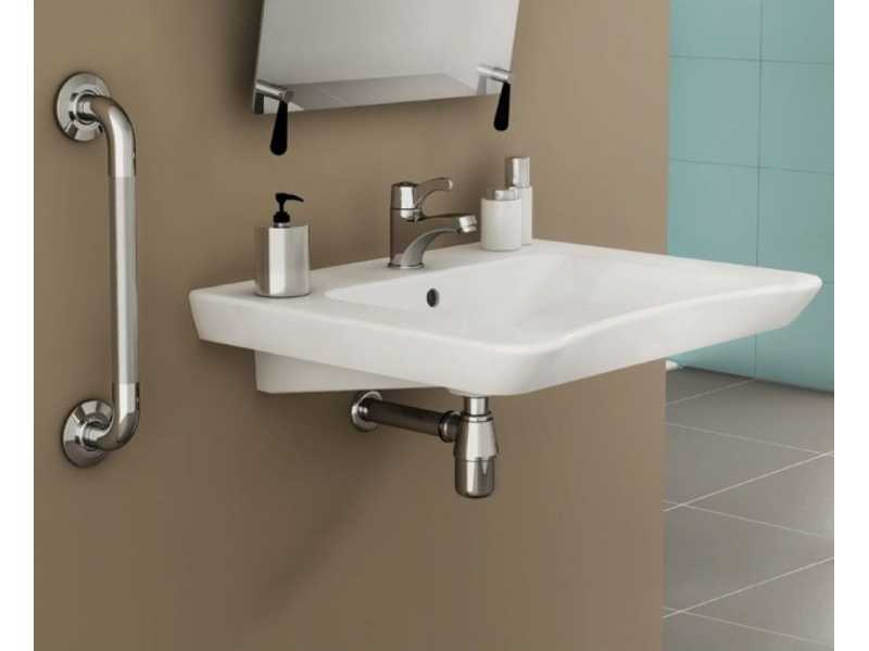 Купить Раковина Vitra s20 5291B003-0001 65 см для инвалидов