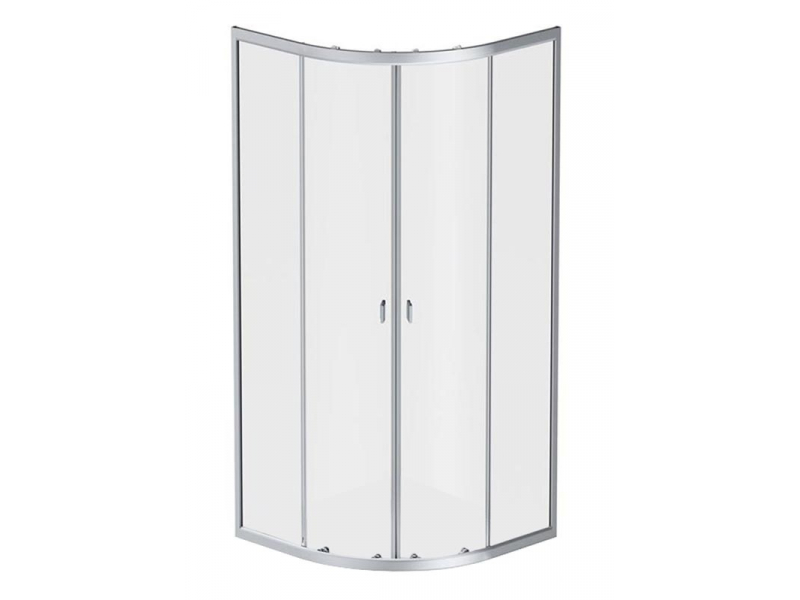Купить Душевой уголок Am.Pm X-Joy Twin Slide W88G-205-080MT, 80 x 80 см, профиль хром матовый, стекло прозрачное, без поддона