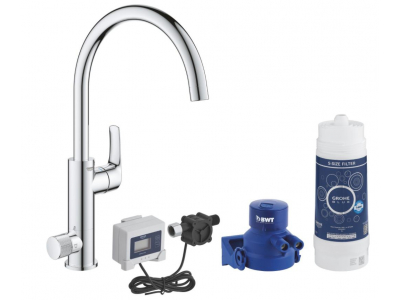 Набор GROHE Blue Pure Eurosmart : Смеситель (31722000), головка для фильтра, фильтр размера S (40404001), счетчик