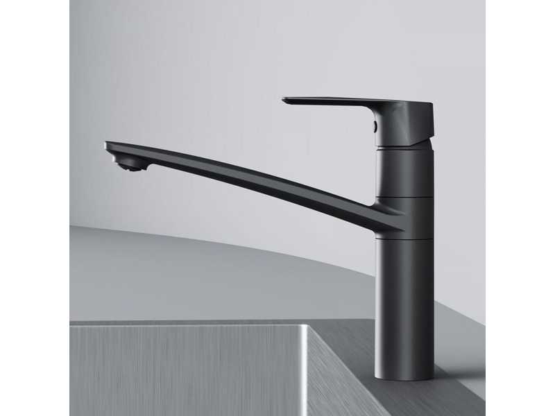Купить Смеситель для кухонной мойки Am.Pm Gem F90A00022, черный матовый