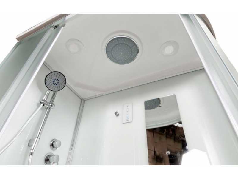 Купить Душевая кабина Deto D D 272S LED L/R 120 x 80 см, с крышей и LED подсветкой