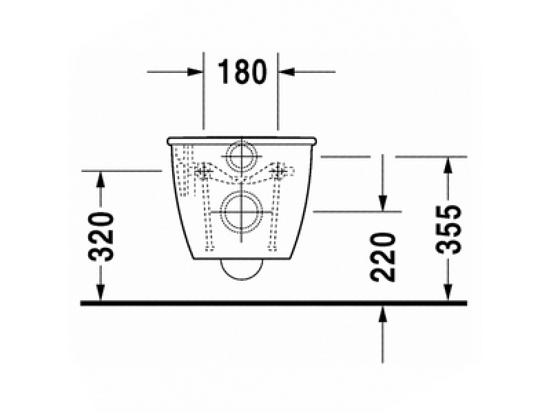 Купить Подвесной унитаз Duravit Darling New 2545090000