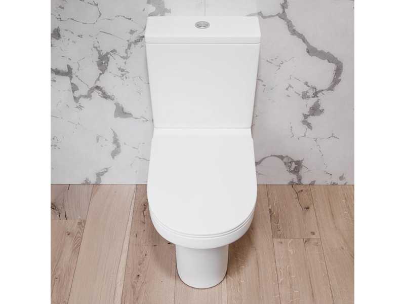 Купить Напольный безободковый унитаз Damixa Skyline DX35C8600SC, крышка микролифт