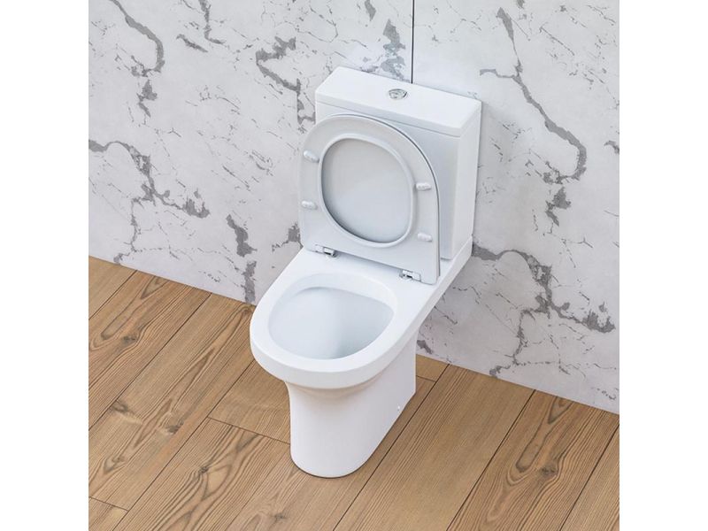 Купить Напольный безободковый унитаз Damixa Skyline DX35C8600SC, крышка микролифт
