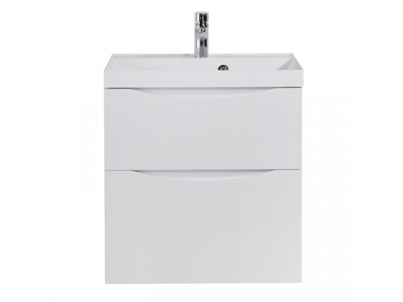 Купить Тумба под раковину BelBagno Marino 70 см, Bianco Lucido - белый глянец, MARINO-H60-700-2C-SO-BL-P