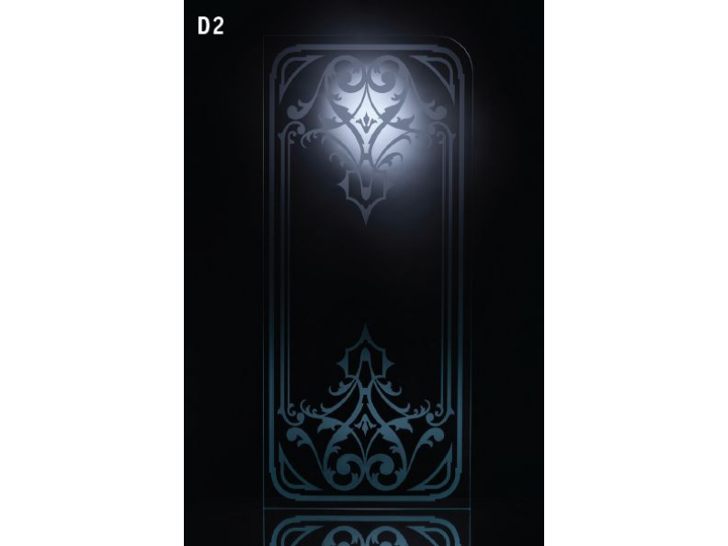 Купить Шторка на ванну Vegas Glass E2V Lux 0120 09 ARTDECO D2, профиль - золото, стекло – Artdeco D2, 120*150,5 см