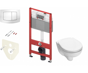 Инсталляция для унитаза TECE Base K440200.WC1 с унитазом TECE V04 с кнопкой смыва TECEambia, белый