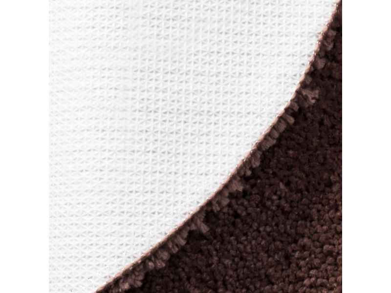 Купить Коврик WasserKraft BM-3912 Carob Brown напольный, цвет - коричневый, 60 х 60 см