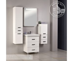 Тумба Акватон АМЕРИНА 60 М, 1A168901AM010, белая