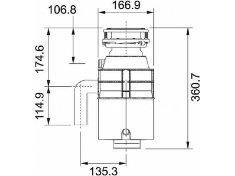 Купить Измельчитель пищевых отходов Franke WD 75 134.0253.920
