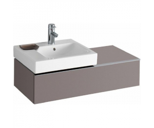 Тумба под раковину Geberit iCon 840492000/840592000, 90 см, цвет платиновый