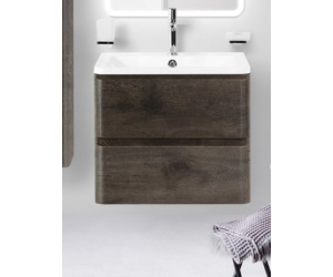 Тумба под раковину Belbagno Albano 60 cм подвесная, Rovere Nature Grigio, ALBANO-600-2C-SO-RNG