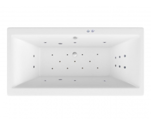 Ванна гидромассажная Excellent Pryzmat 170 x 75 см, ULTRA, хром, каркас в подарок