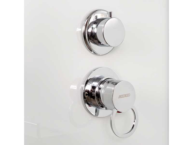 Купить Душевая кабина Deto D D10S+ эл. 100 x 100 см, с крышей и электрикой