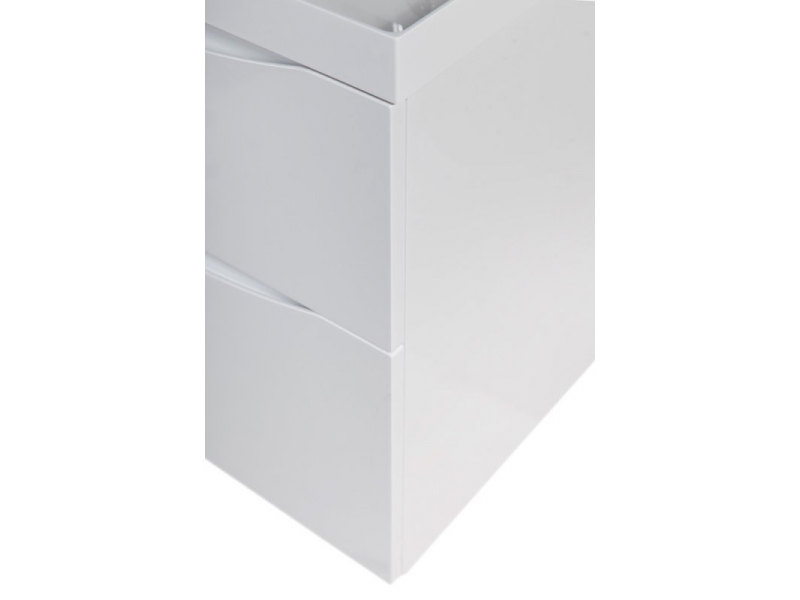 Купить Тумба под раковину BelBagno Marino 90 см, Bianco Lucido - белый глянец, MARINO-H60-900-2C-SO-BL-P