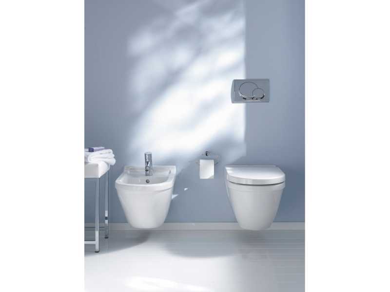 Купить Подвесной унитаз Duravit Starck 3 2201090000, с полочкой, 54*36 см