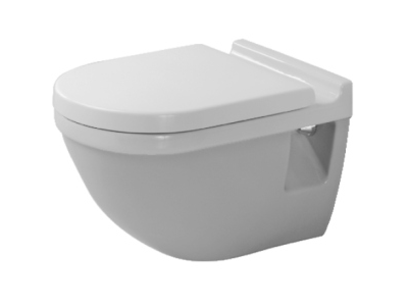 Купить Подвесной унитаз Duravit Starck 3 2201090000, с полочкой, 54*36 см
