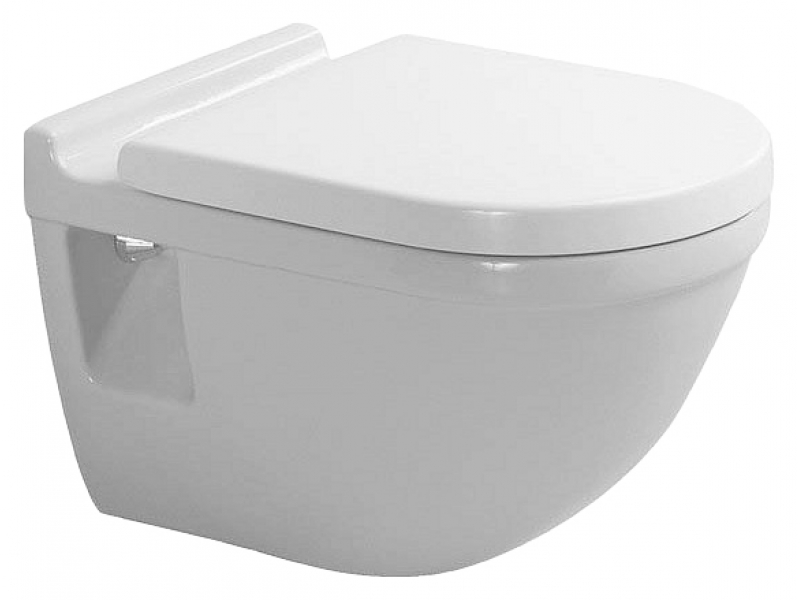Купить Подвесной унитаз Duravit Starck 3 2201090000, с полочкой, 54*36 см