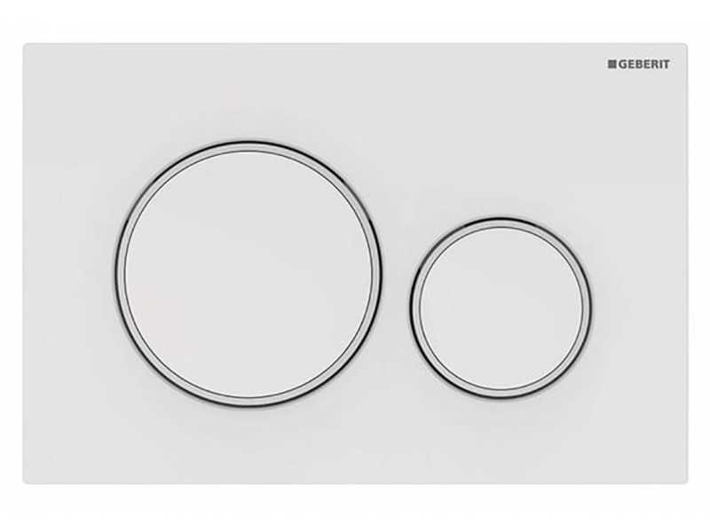 Купить Клавиша Geberit Sigma Type 20, 115.882.11.1, белый/белый матовый