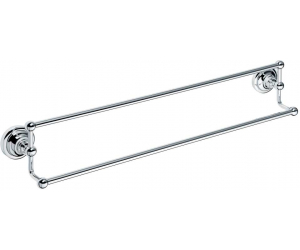 Полотенцедержатель двойной Bemeta Retro 144304232 66.5 x 11.5 x 12.5 см, хром