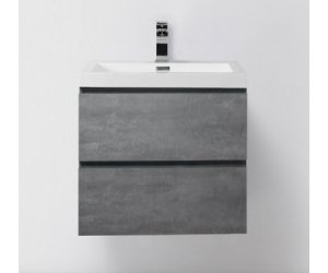 Тумба под раковину BelBagno Luce LUCE-600-2C-SO-SCM, 60 х 48 х 50 см, цвет серый (stucco cemento)