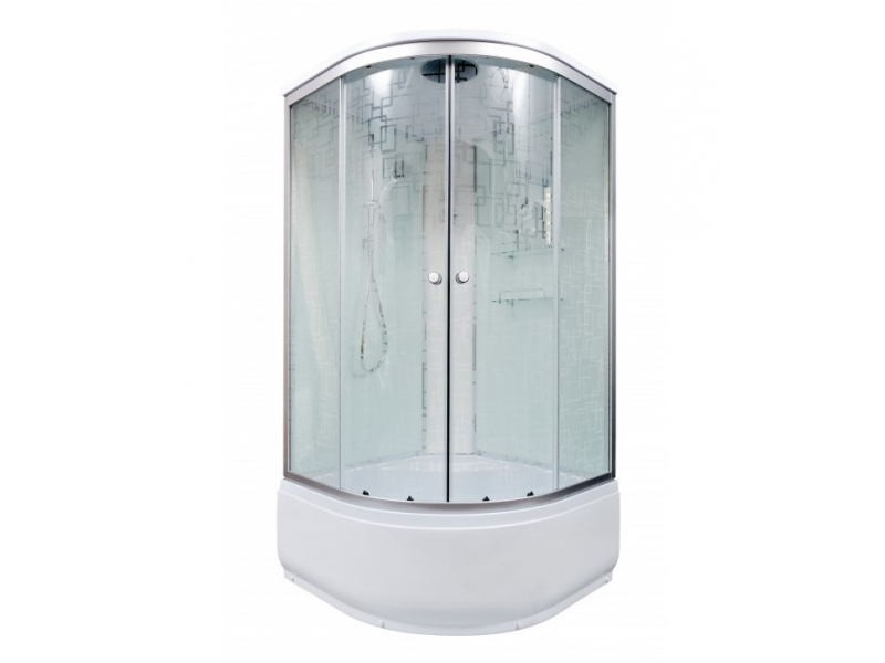 Купить Душевая кабина Deto Em EM4580 эл 80 x 80 см, с крышей, с электрикой