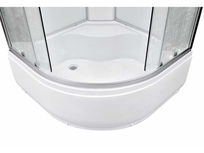 Купить Душевая кабина Deto Em EM4580 эл 80 x 80 см, с крышей, с электрикой