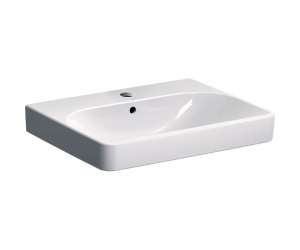 Раковина Geberit Smyle Square 500.229.01.1, 60 х 48 см, белая