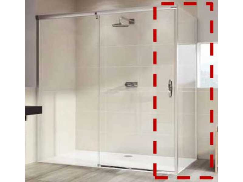 Купить Боковая стенка для раздвижной двери Huppe Aura Elegance 401607.092.321, 90 х 200 см