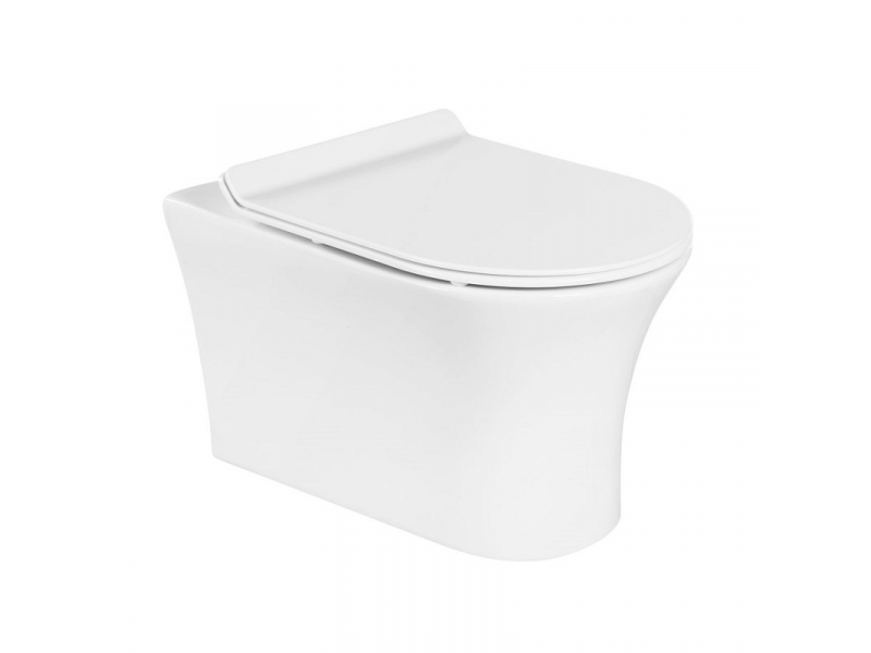 Купить Подвесной унитаз BelBagno Ancona безободковый, белый, BB1224CHR-SM