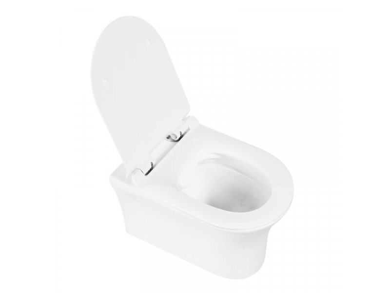 Купить Подвесной унитаз BelBagno Ancona безободковый, белый, BB1224CHR-SM