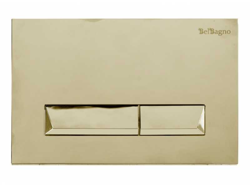 Купить Кнопка смыва BelBagno Marmi BB013-MR-ORO, золото