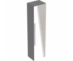 Шкаф-пенал Geberit iCon, 36 х 150 см, с зеркальным фасадом, цвет платиновый, 840152000