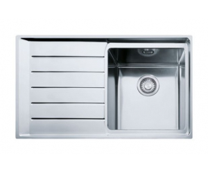 Мойка Franke NEPTUNE PLUS NPX 611, 101.0068.360, установка сверху, правая, нержавеющая сталь, полированная, 86*51 см
