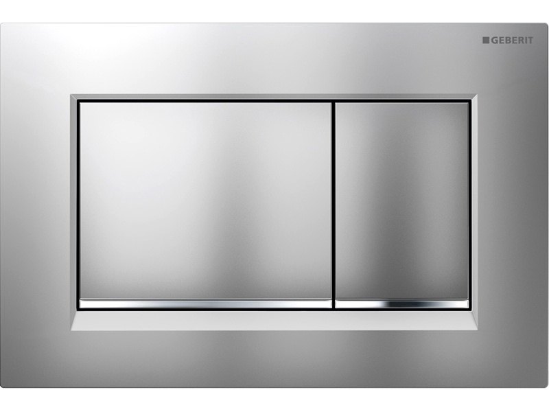 Купить Клавиша Geberit Omega Type 30 115.080.KN.1, матовая, глянцевый хром